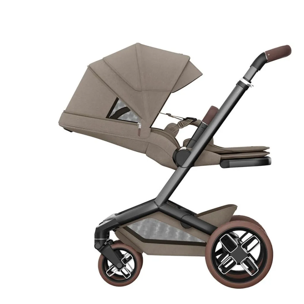 MAXI COSI Fame Stroller - Twillic Truffle Brown Wheels)
