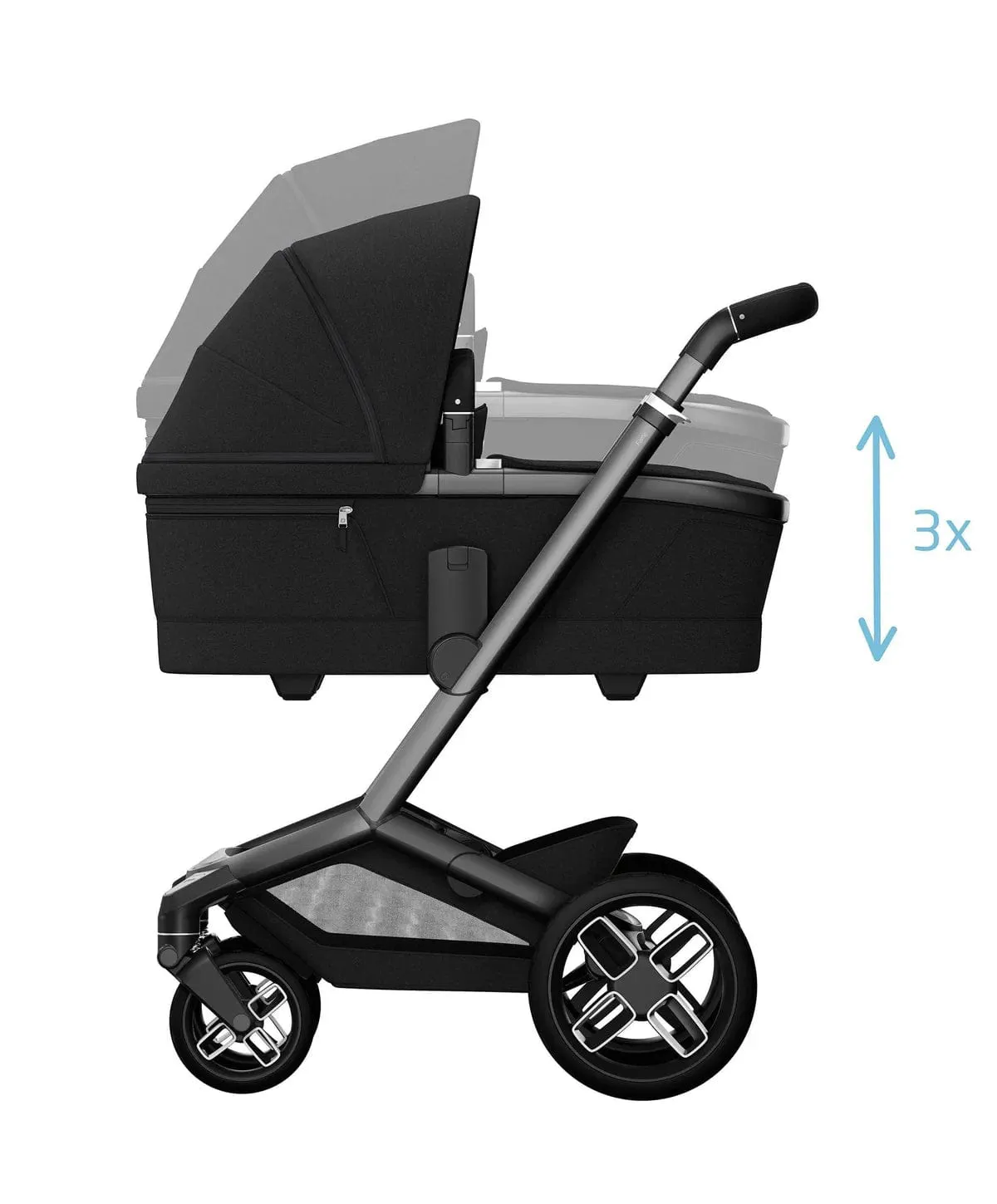 Maxi Cosi FAME Travel System - Twillic Black
