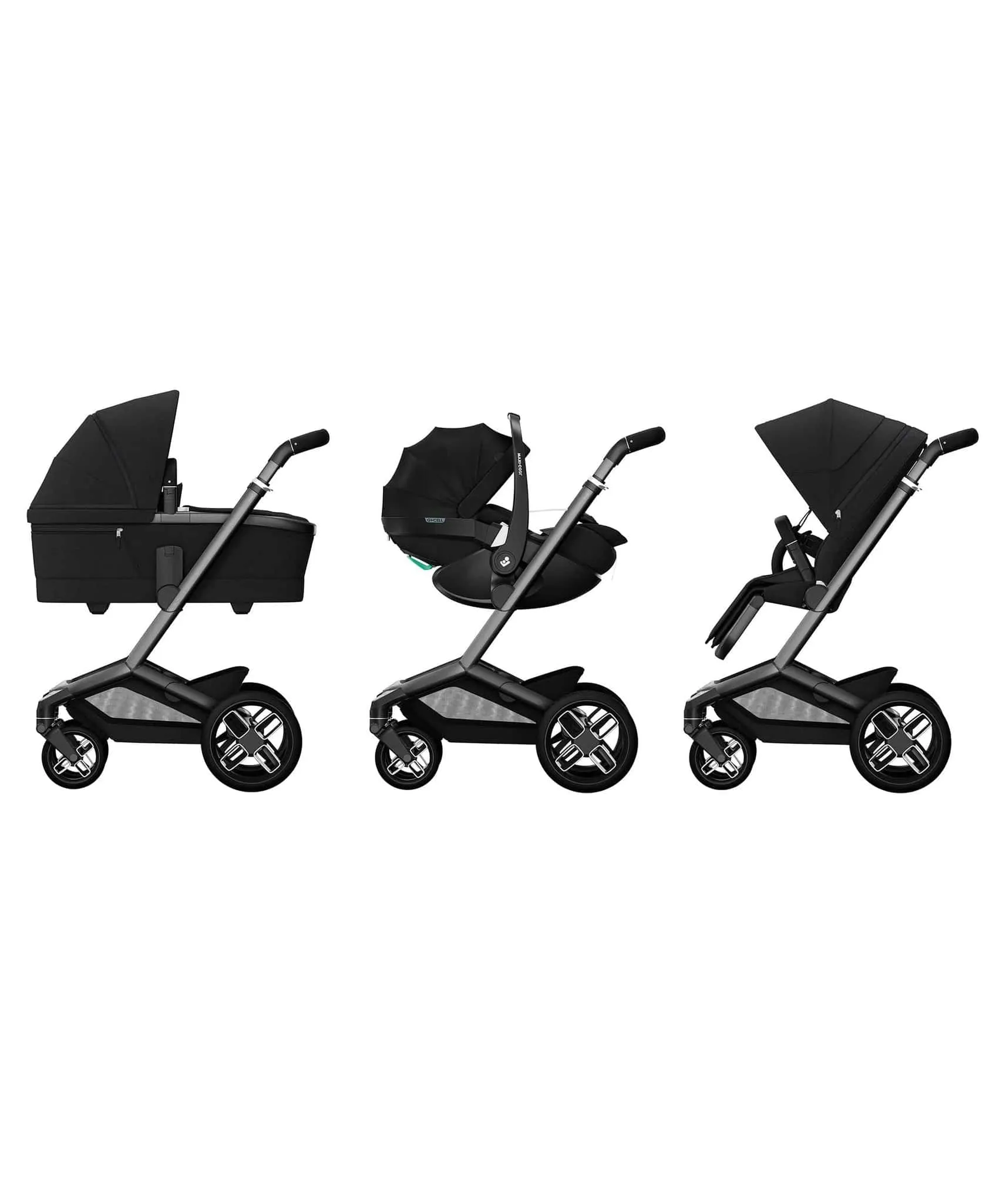 Maxi Cosi FAME Travel System - Twillic Black