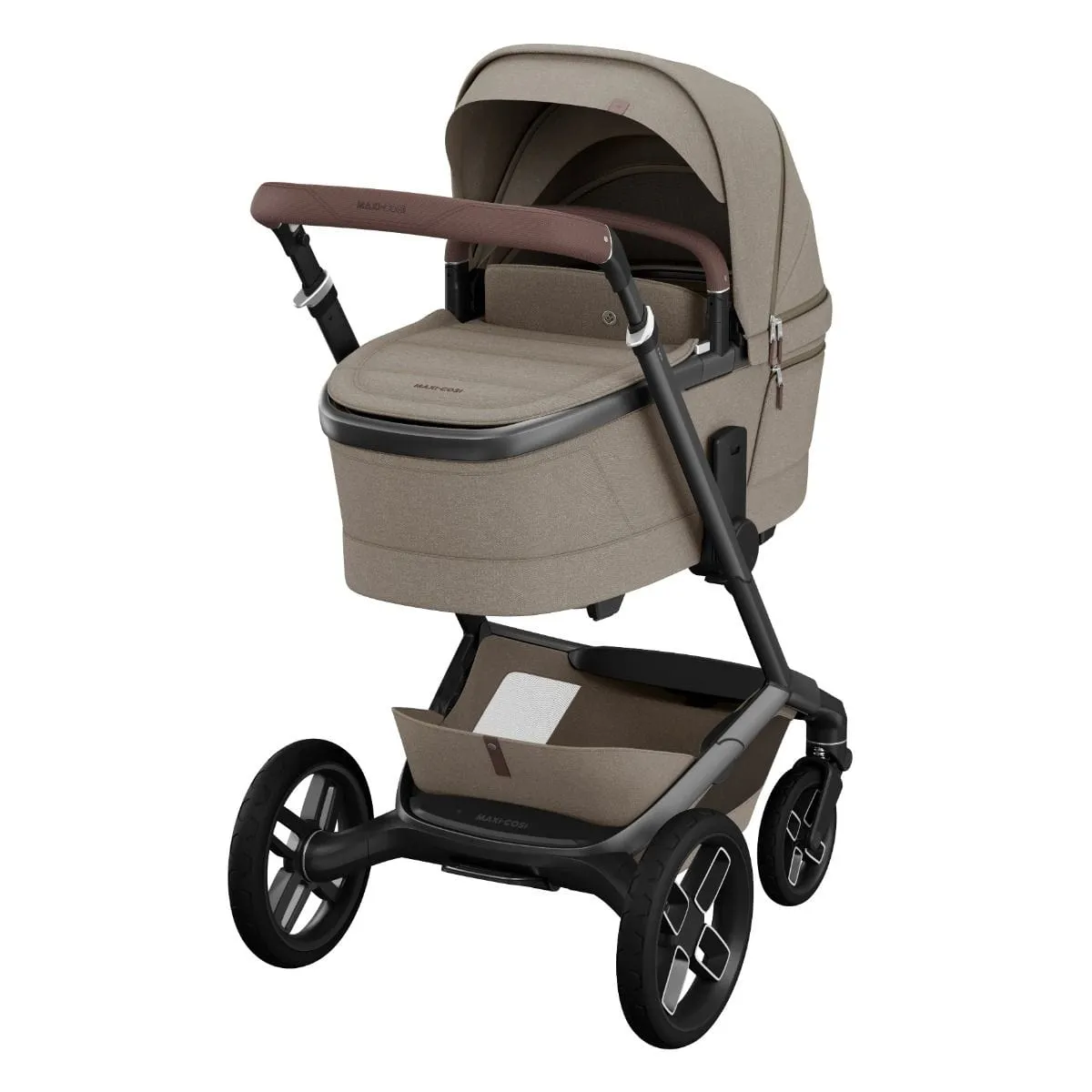 Maxi Cosi FAME Travel System - Twillic Truffle (with Black Wheels)