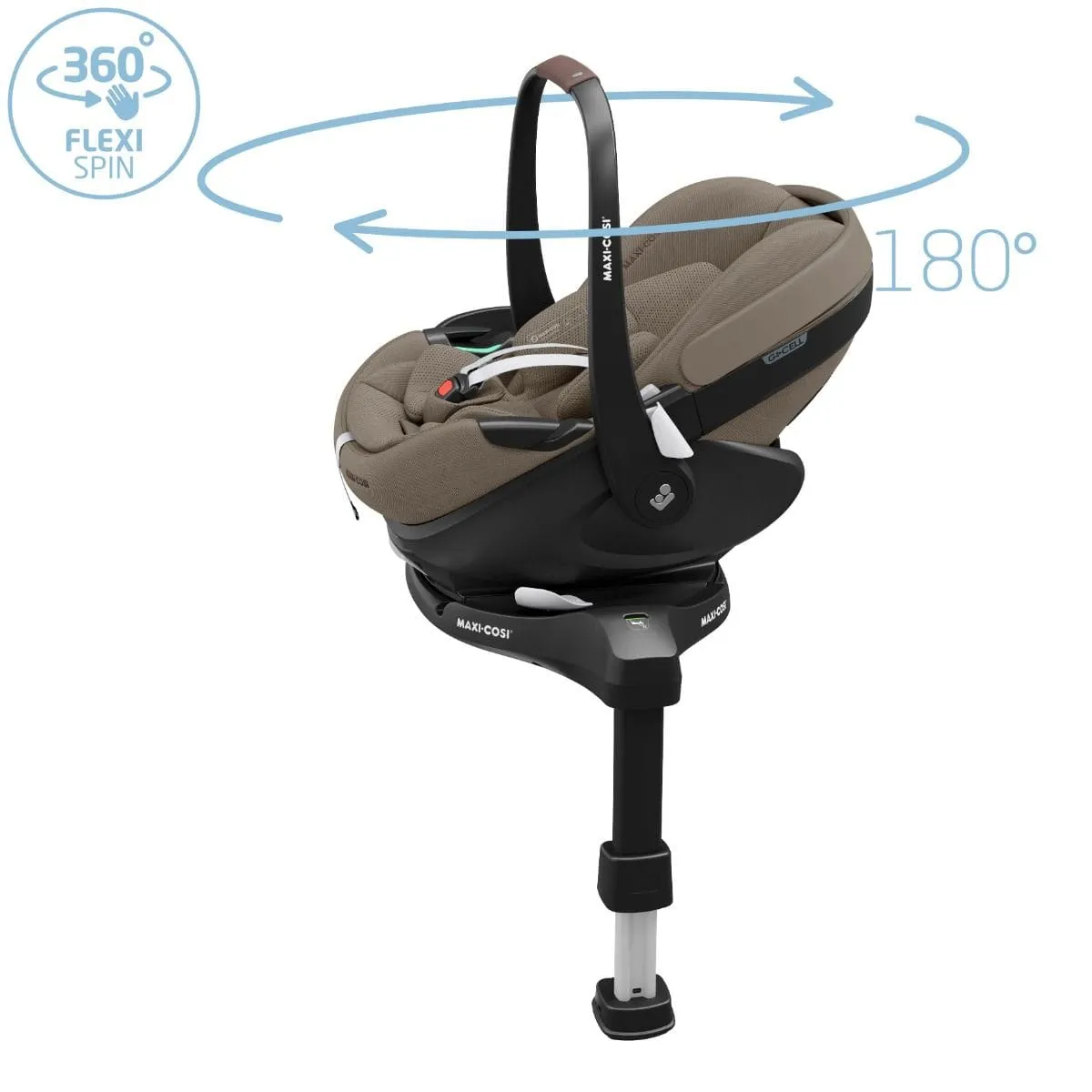 Maxi Cosi FAME Travel System - Twillic Truffle (with Black Wheels)