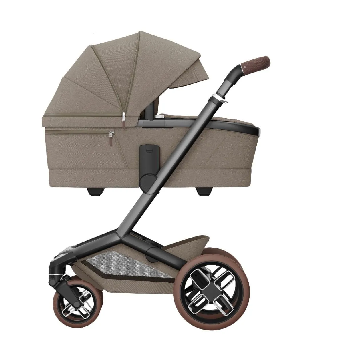 Maxi Cosi FAME Travel System - Twillic Truffle (with Black Wheels)
