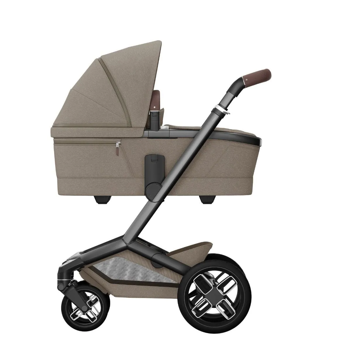 Maxi Cosi FAME Travel System - Twillic Truffle (with Black Wheels)