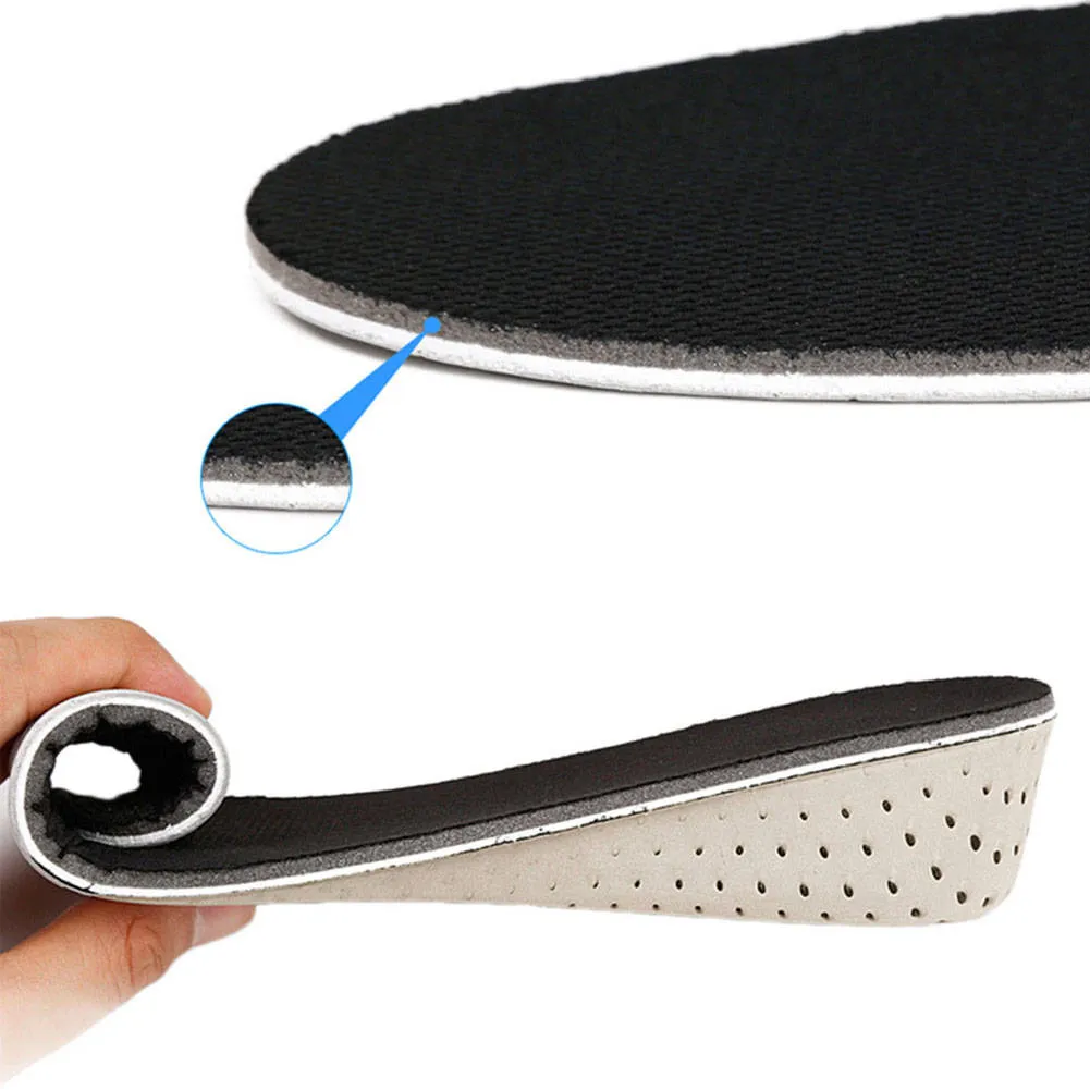 Men Women Increase Height High Full Insoles Memory Shoe Inserts Cushion Pad