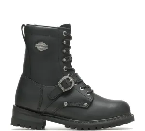Men's Faded Glory Leather Riding Boots - Black