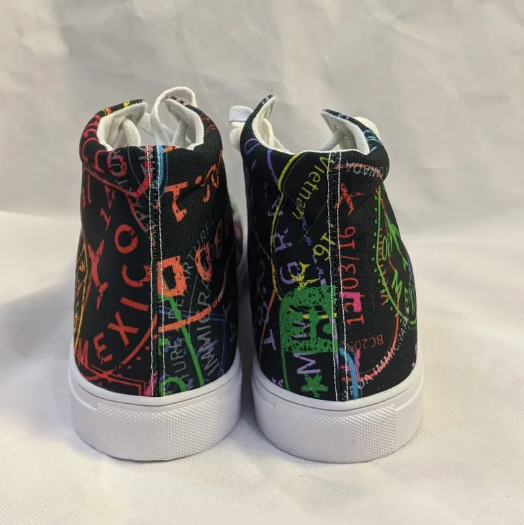 Men’s Passport Stamps Shoes (Dark)