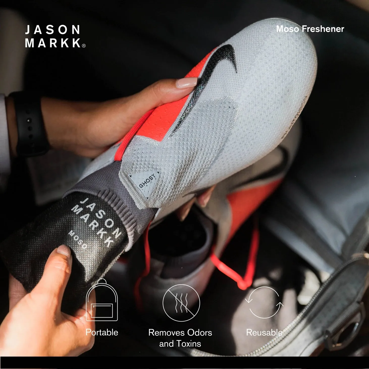 Moso Bamboo Charcoal Freshener Shoe Inserts