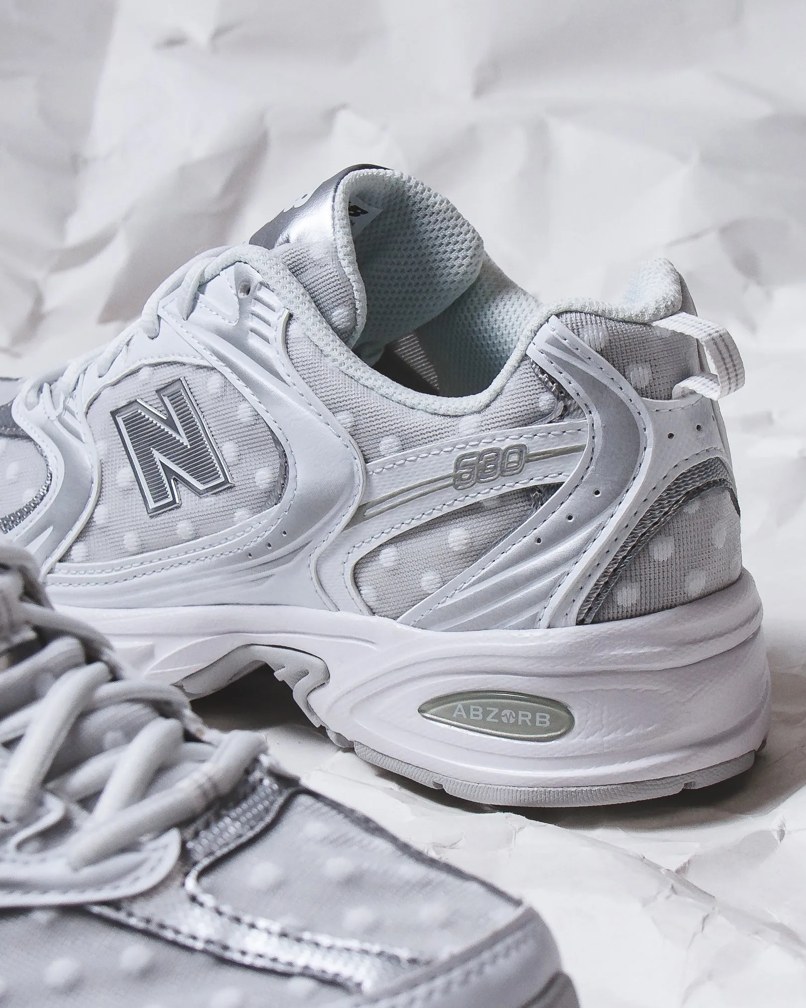 New Balance Unisex 530 White Silver Metallic U530HFW