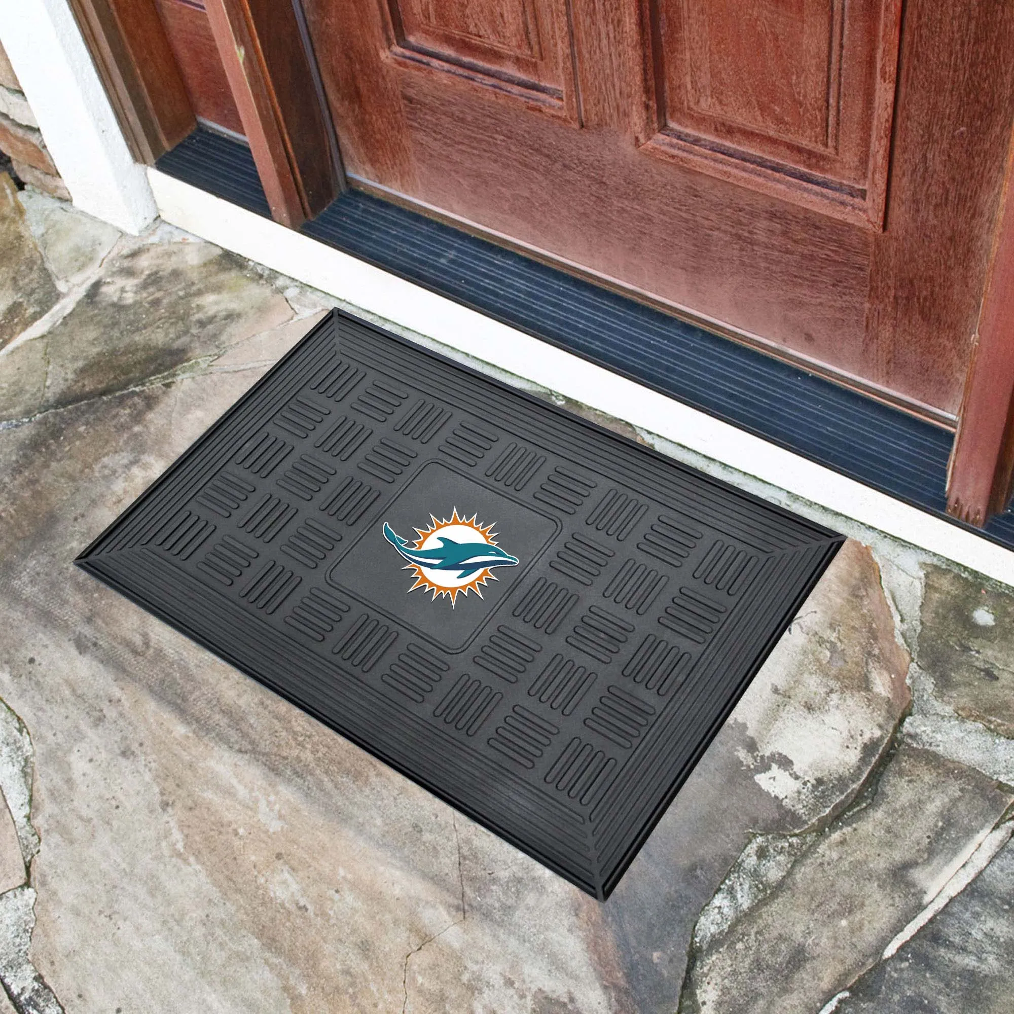 NFL - Miami Dolphins Medallion Door Mat