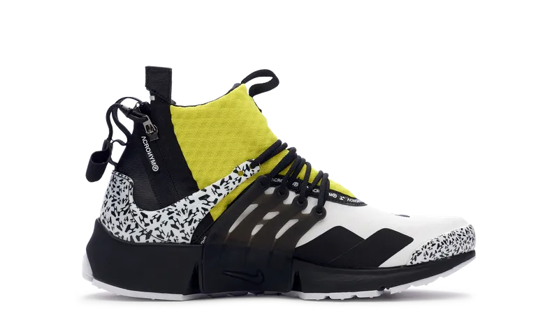 Nike Air Presto Mid Acronym Dynamic Yellow