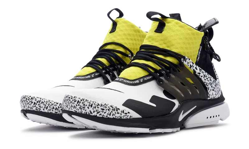Nike Air Presto Mid Acronym Dynamic Yellow