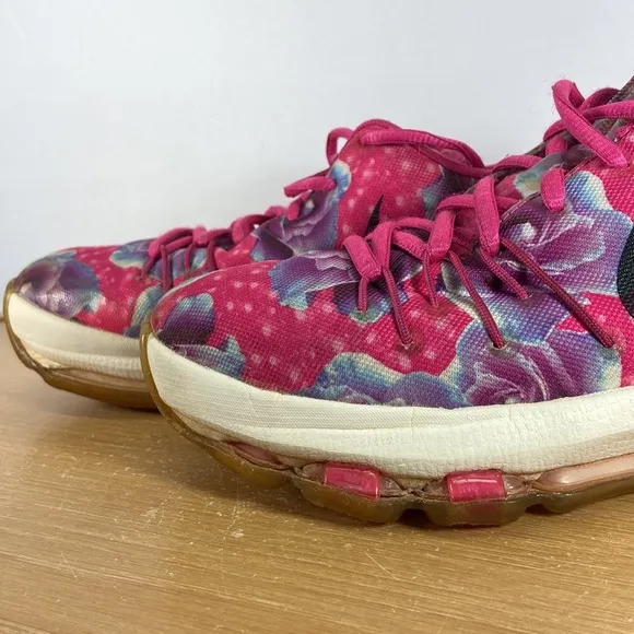 Nike KD 8 Aunt Pearl Breast Cancer Fund Sneakers Youth Size 5.5Y