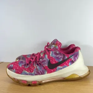 Nike KD 8 Aunt Pearl Breast Cancer Fund Sneakers Youth Size 5.5Y