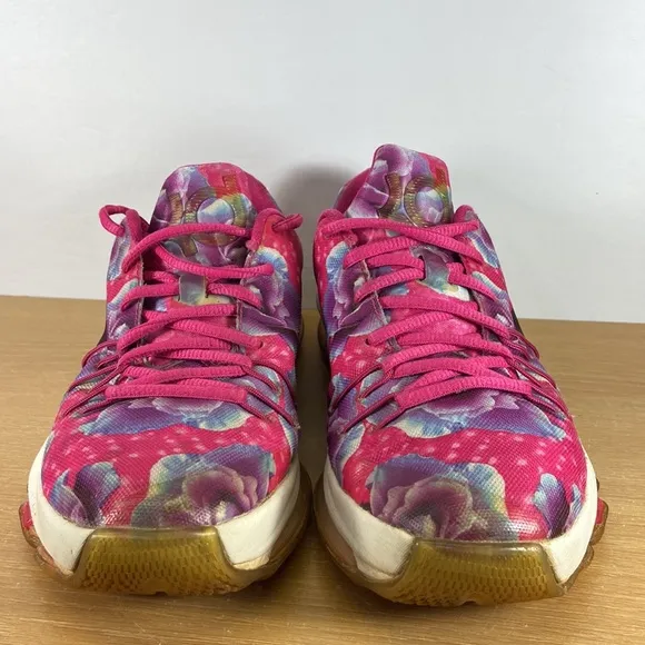 Nike KD 8 Aunt Pearl Breast Cancer Fund Sneakers Youth Size 5.5Y