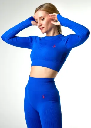 ''NirvanA'' Cobalt Blue - 3 Piece Yoga Set.