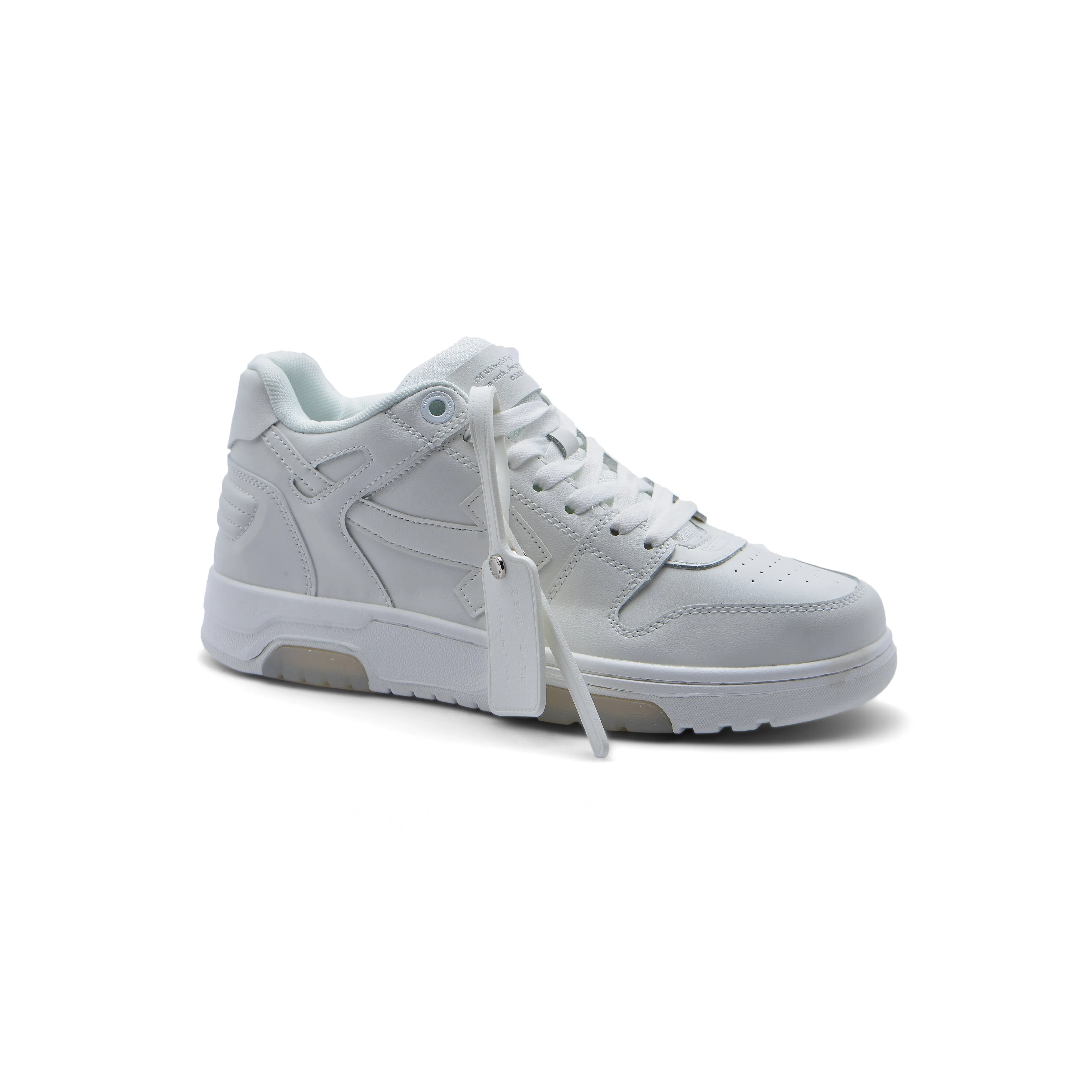 Off-White Logic Out Of Office Lace-Up Sneakers 189S25-M White