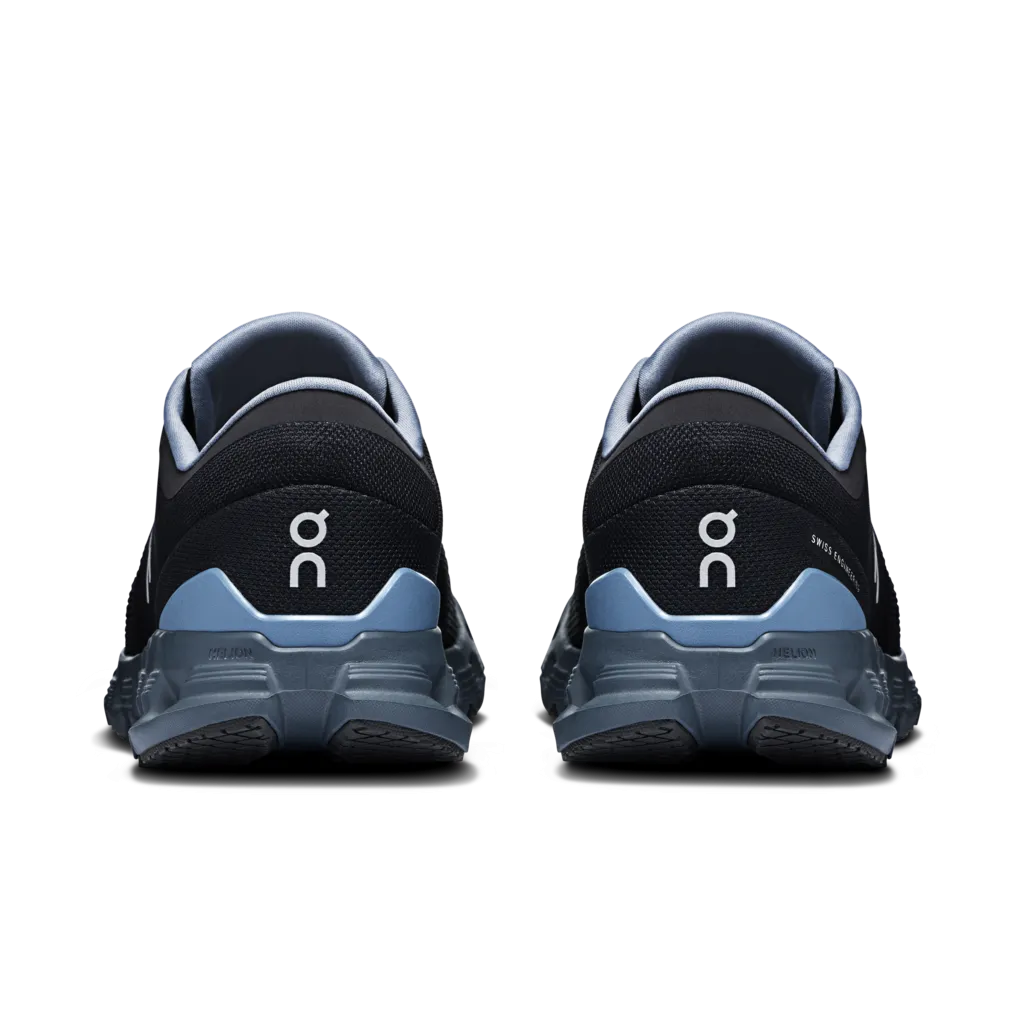 On Cloud x 4 (Mens) - Black/Chambray