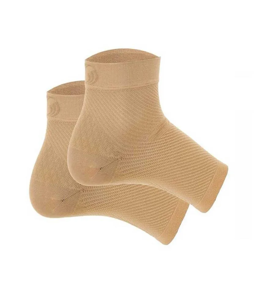 OS1st FS6 Plantar Fasciitis Natural Compression Foot Sleeves (Pair)