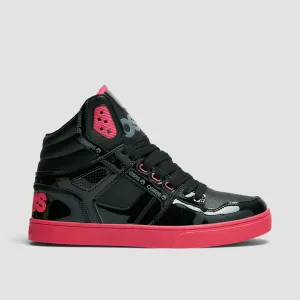 Osiris Clone Shoes - Black/Magenta/Black