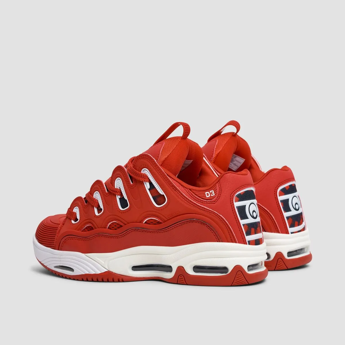 Osiris D3 2001 Shoes - Red/Rizing/Sun