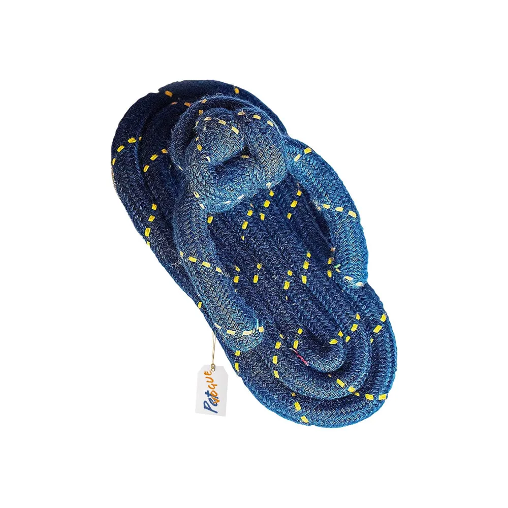 PetVogue, Slipper Shaped Braided Teeth Cleaning Playing Toy for Medium Cat