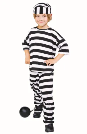 Prisoner Boy Costume / Child Small 3-4 years