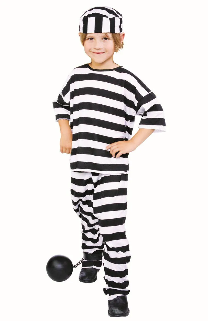 Prisoner Boy Costume / Child Small 3-4 years
