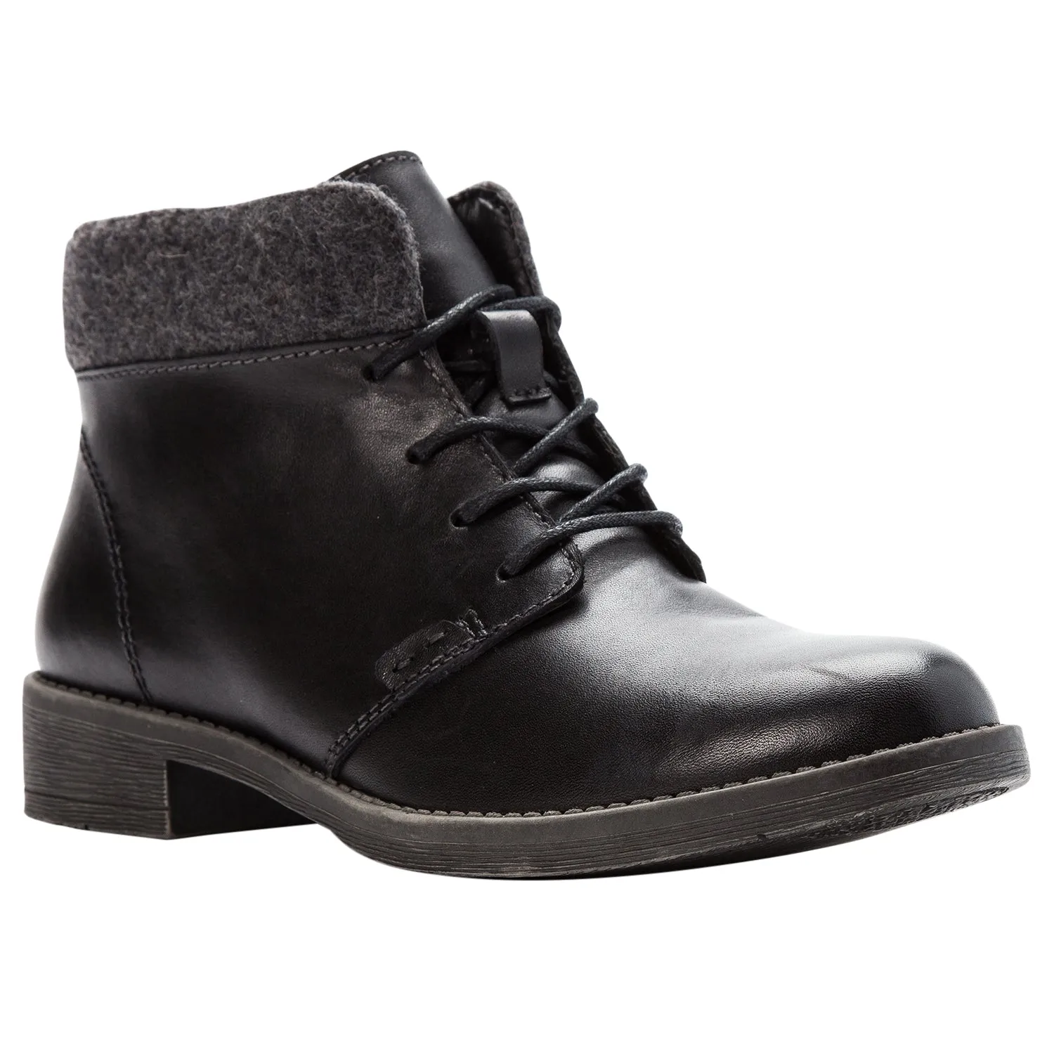 Propet Women's Boots - Tatum Lace Bootie WFX075L - Black