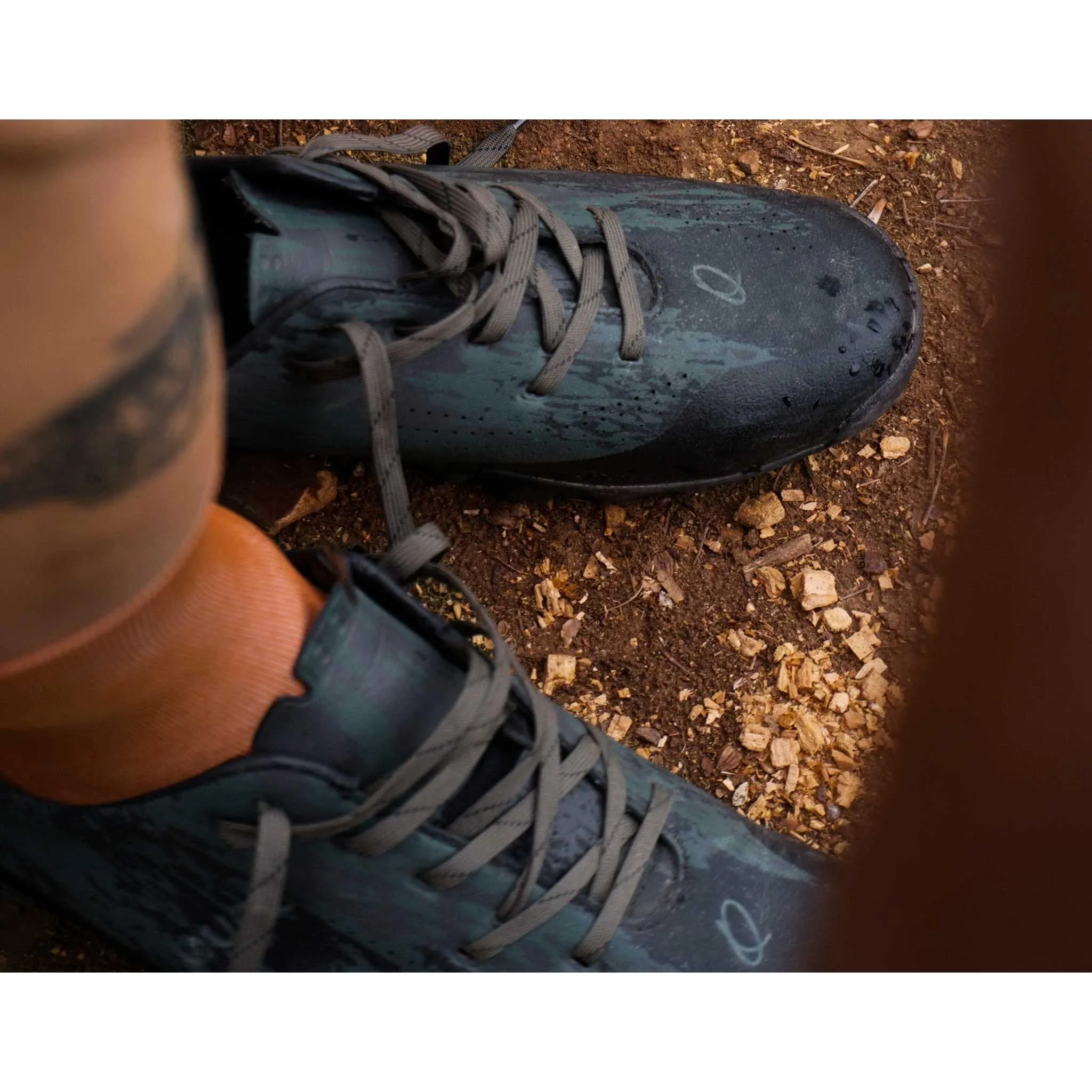 QUOC GRAN TOURER GRAVEL SHOES - GREEN CAMO