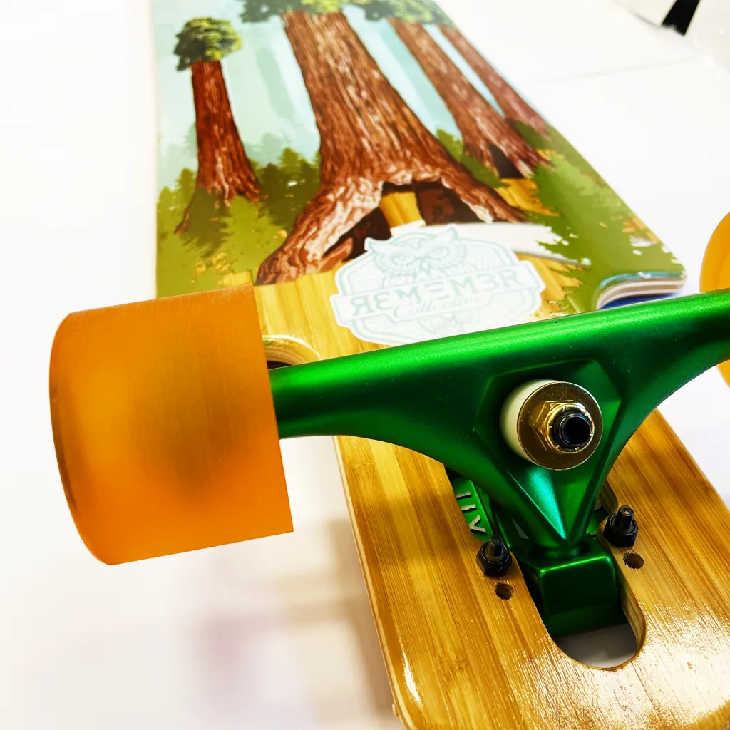 Remember Collective Calaveras 40 inch drop thru longboard complete
