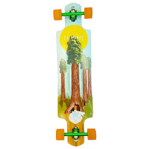 Remember Collective Calaveras 40 inch drop thru longboard complete