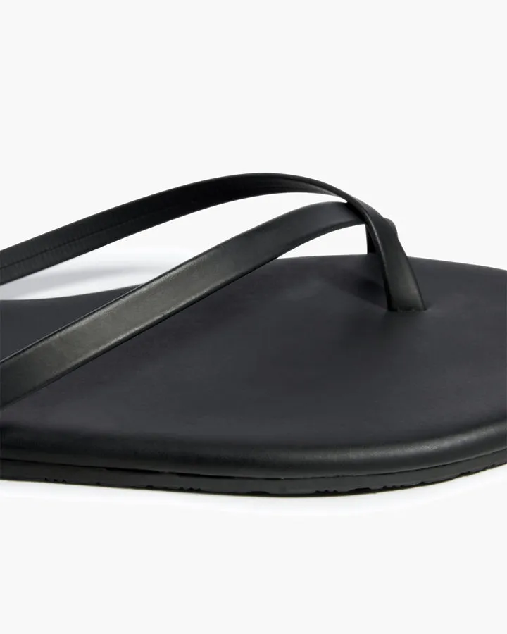 Riley Vegan Sandal Matte Black | TKEES