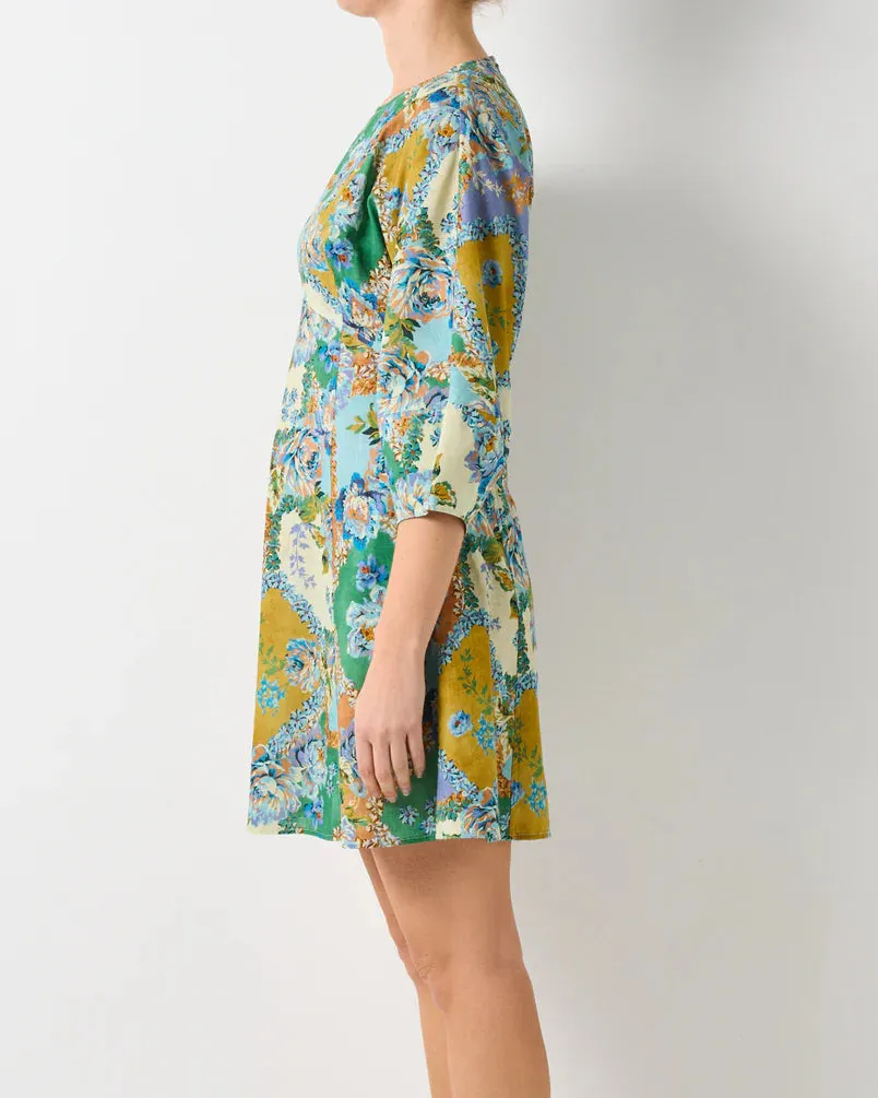 Rivoli Dress - Peony Patchwork