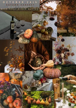 Rococo Fall Series Workshops | 10.24.24 Autumn Harvest Wine   Flowers with First Crush