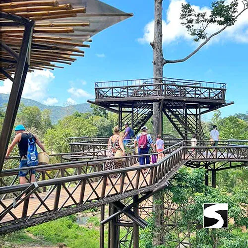 Round-Trip Transfer Elephant Kingdom 400m Skywalk Animal Shelter