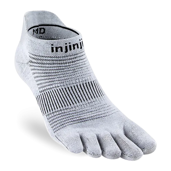 Run Lightweight No-Show Toe Socks