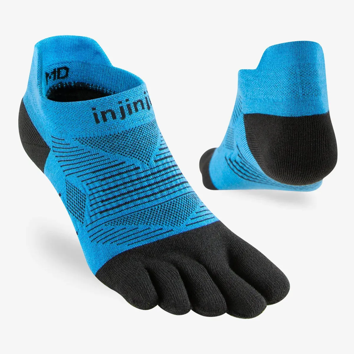 Run Lightweight No-Show Toe Socks