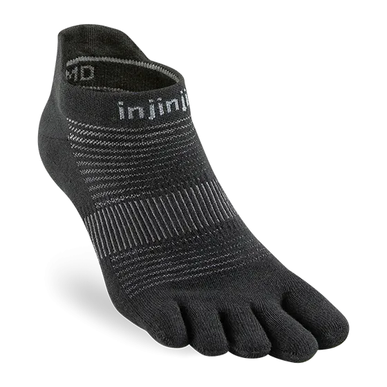 Run Lightweight No-Show Toe Socks