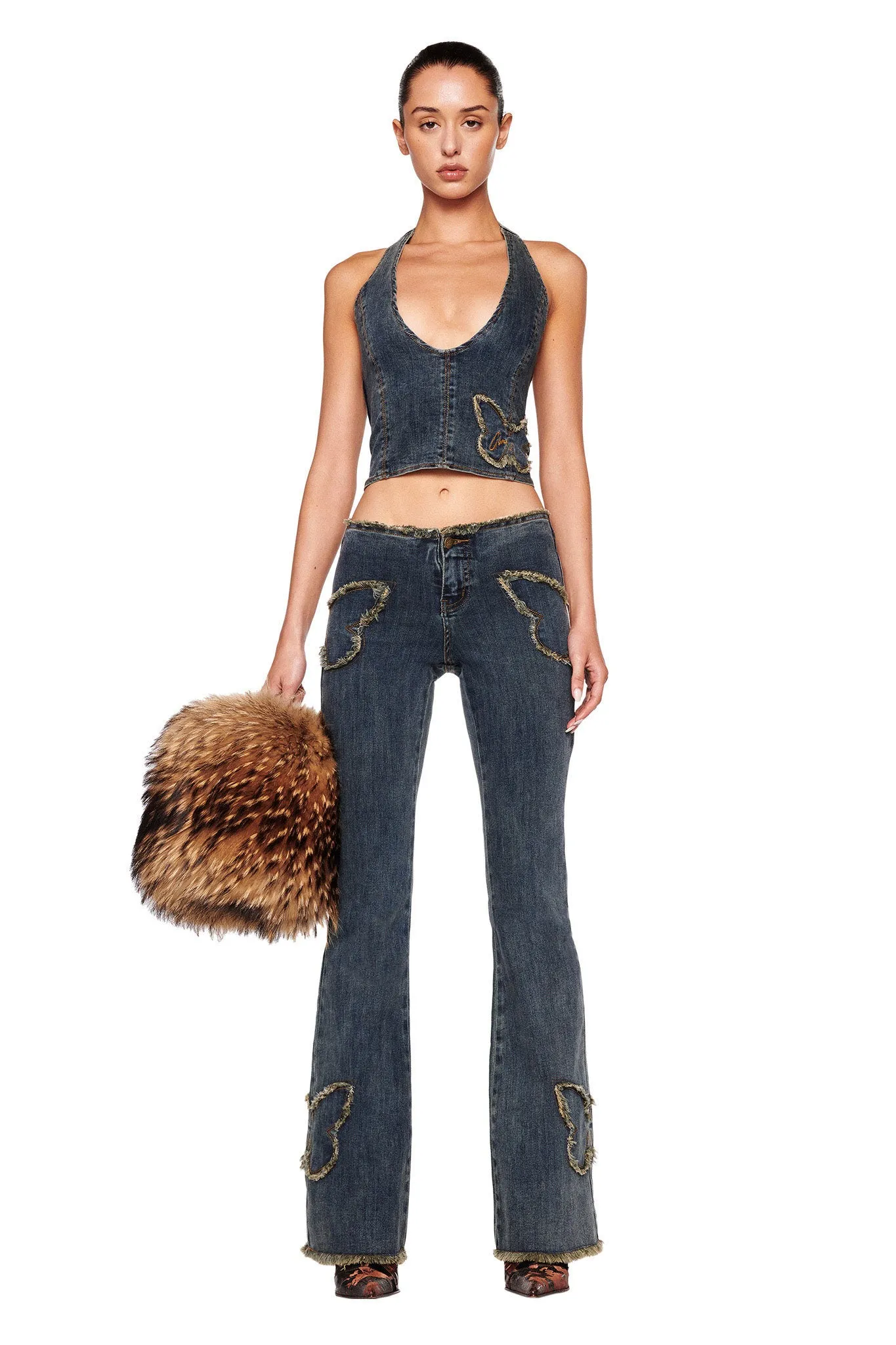 SAFFIYAH PANT - BLUE : DENIM BLUE
