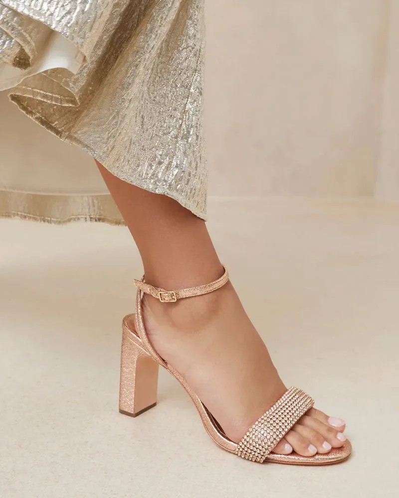 Shay High Heel Ankle Wrap Sandal