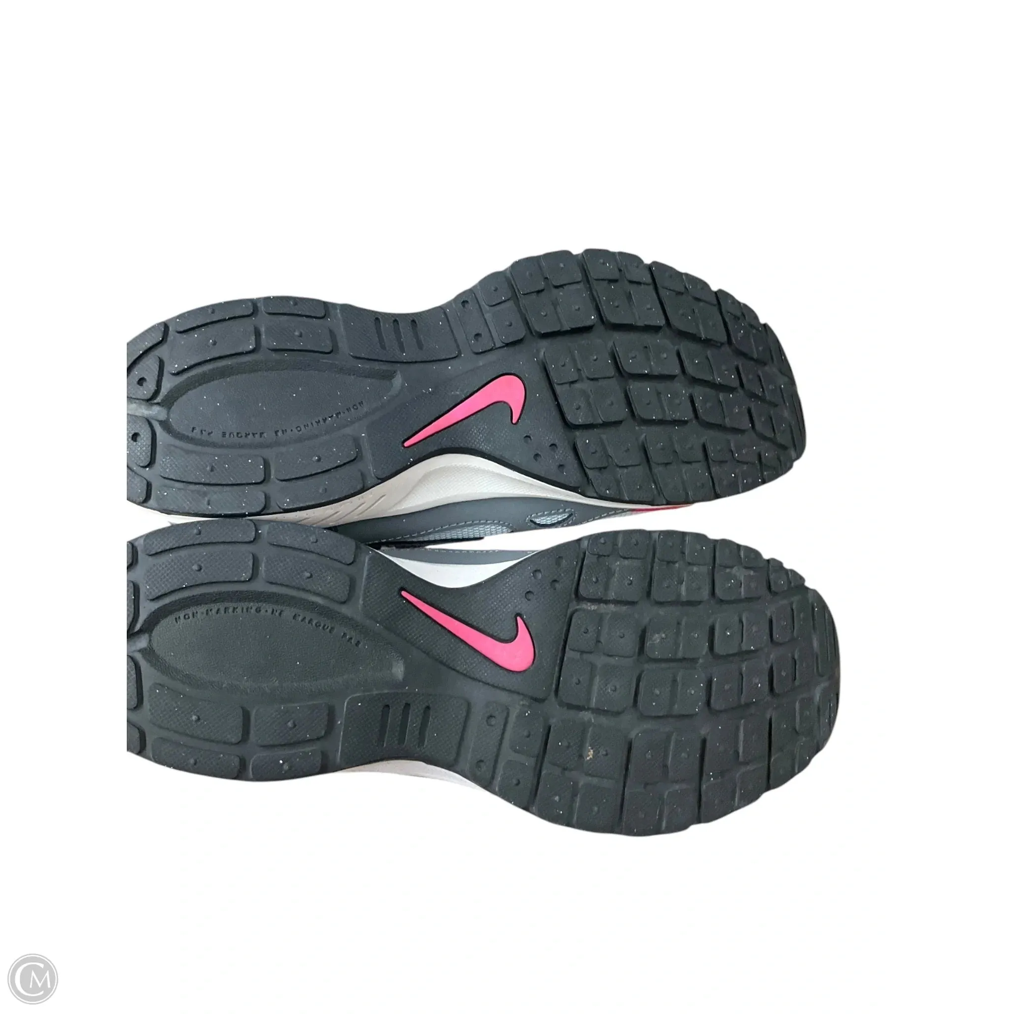 Shoes Athletic By Nike In Grey & Pink, Size: 7