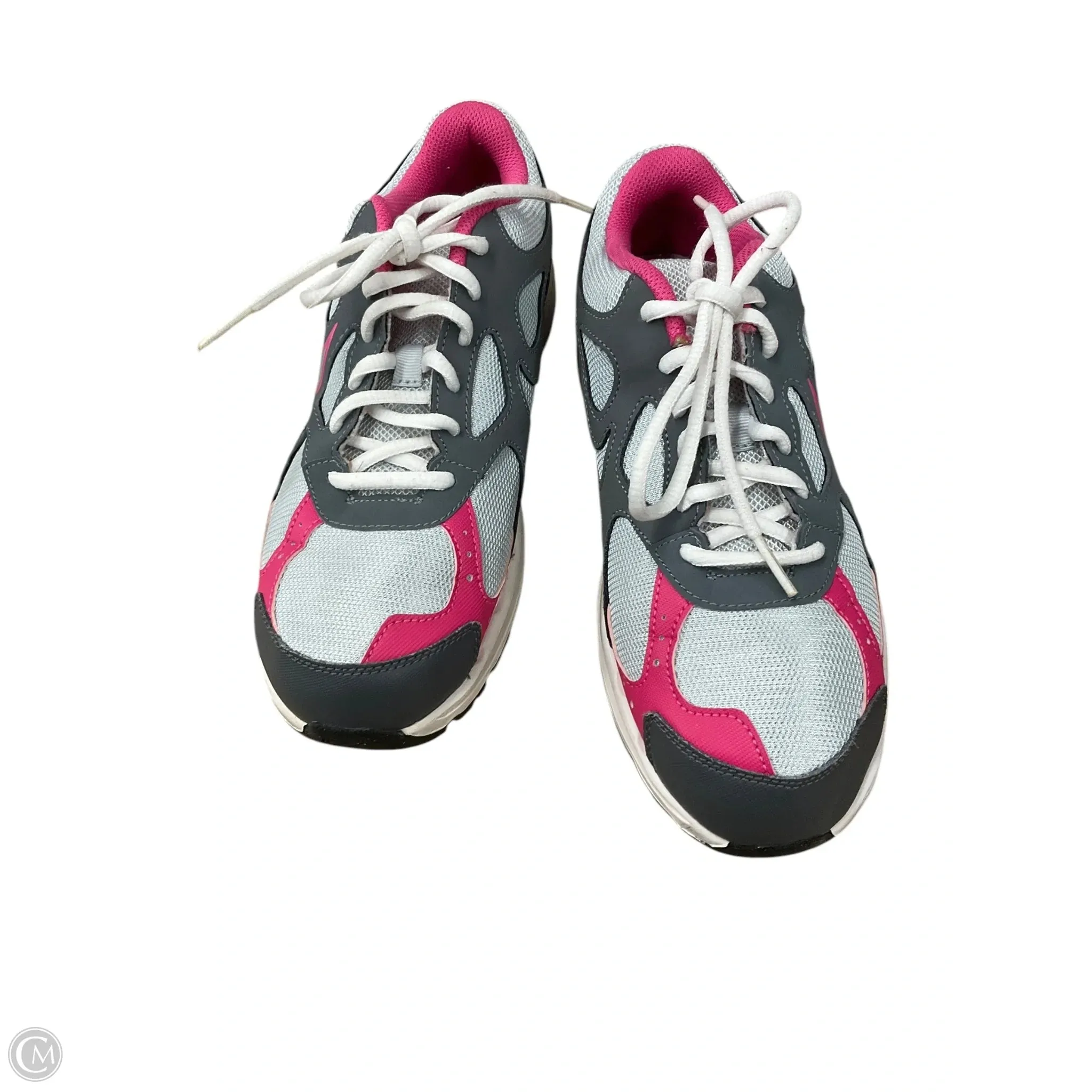 Shoes Athletic By Nike In Grey & Pink, Size: 7