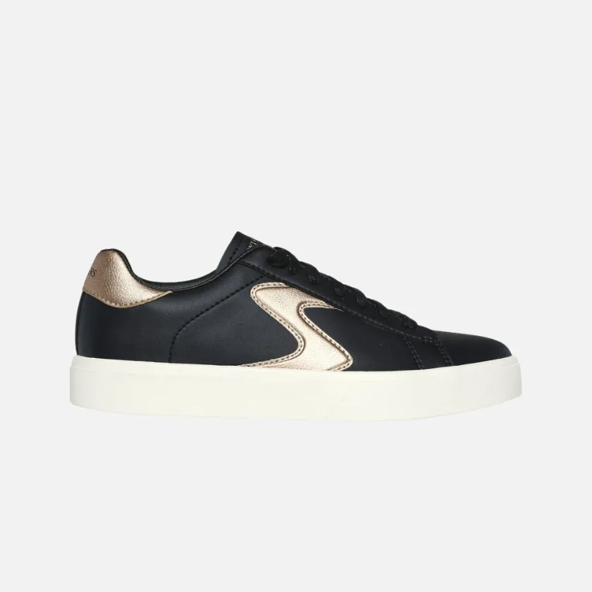 Skechers Eden LX - Beaming Glory Women's Lifestyle Shoes -Black/Rose Gold