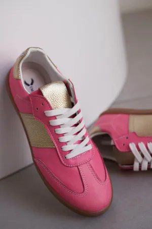 Sky Runner Leather Sneakers – Pink