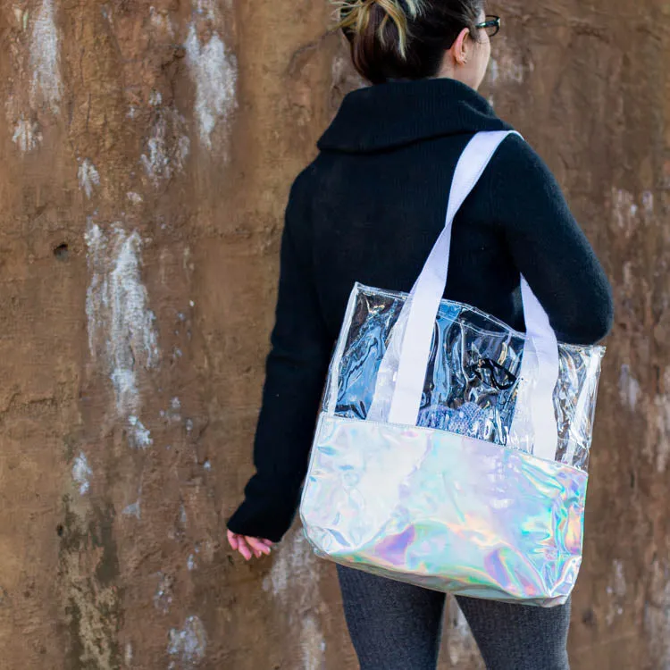SpaceCadet Iridescent Tote Bags (Final Sale)
