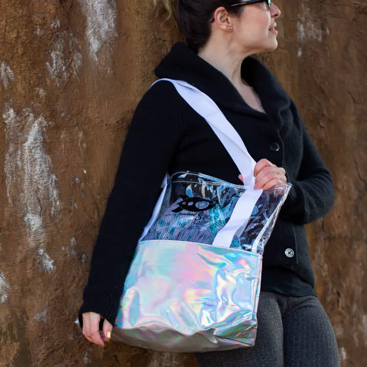 SpaceCadet Iridescent Tote Bags (Final Sale)