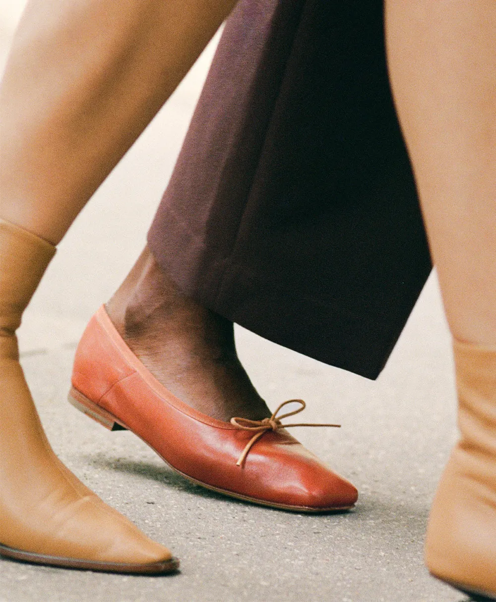 Square Toe Ballerina - Maple