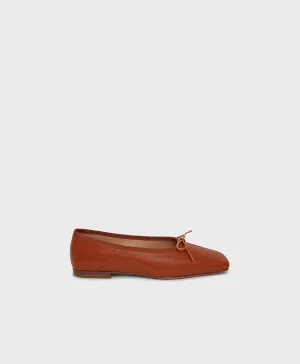 Square Toe Ballerina - Maple