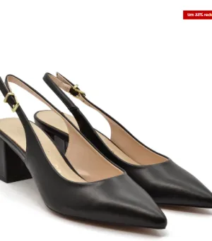 Stylish Nora Black Shoes with Strap