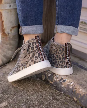 TAN LEOPARD TRINN SNEAKER BY GYPSY JAZZ